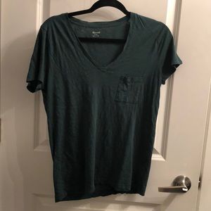 Green madewell vneck